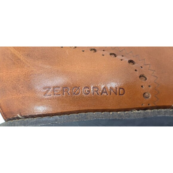 Cole Haan ZERØGRAND Wingtip Oxfords Men\'s 9.5 M British Tan Leather Rubber Sole main image 8